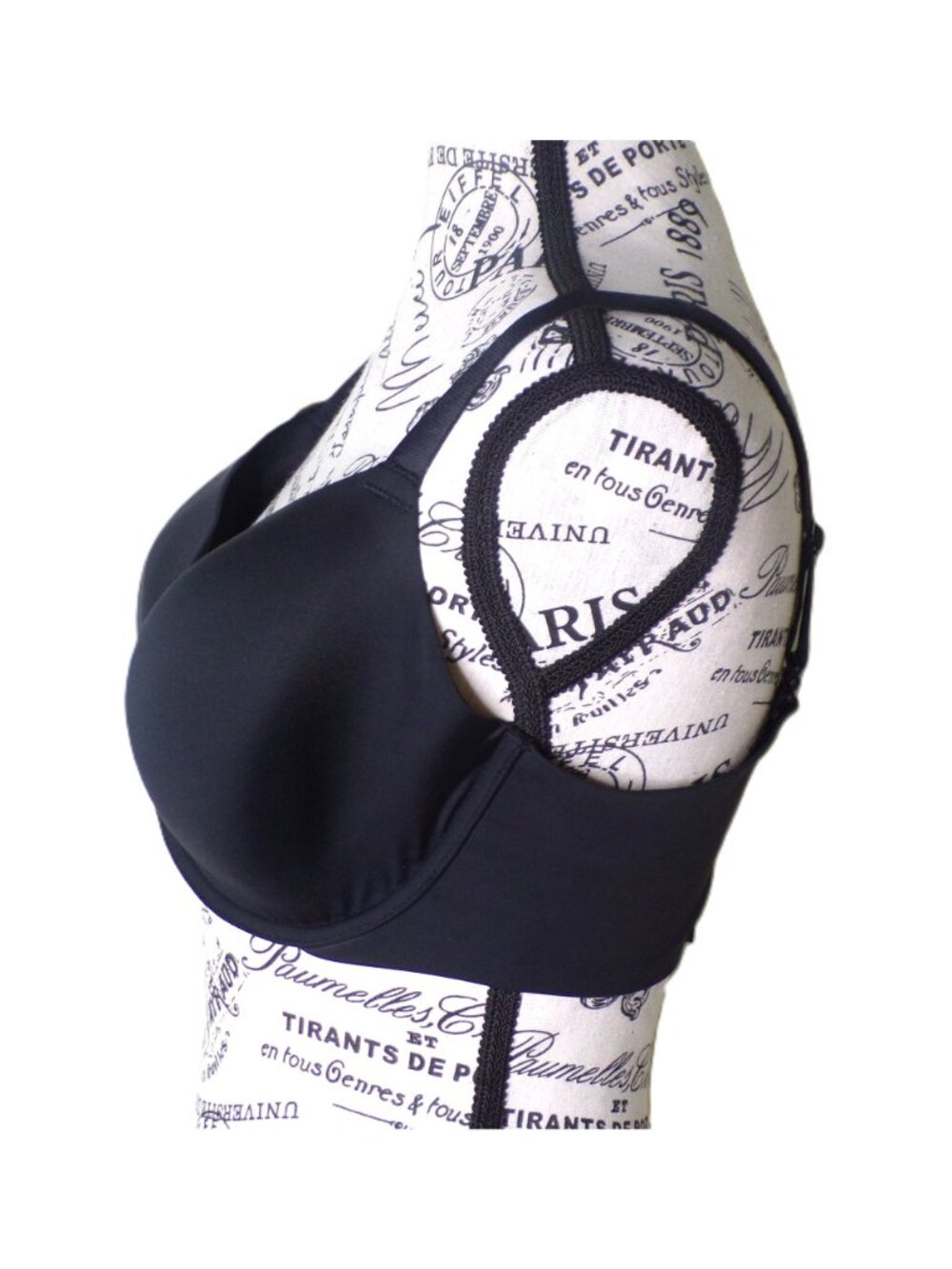 🆕 WACOAL Superbly Smooth Convertible Underwire Bra 34DDD Black #853342 - Picture 6 of 10
